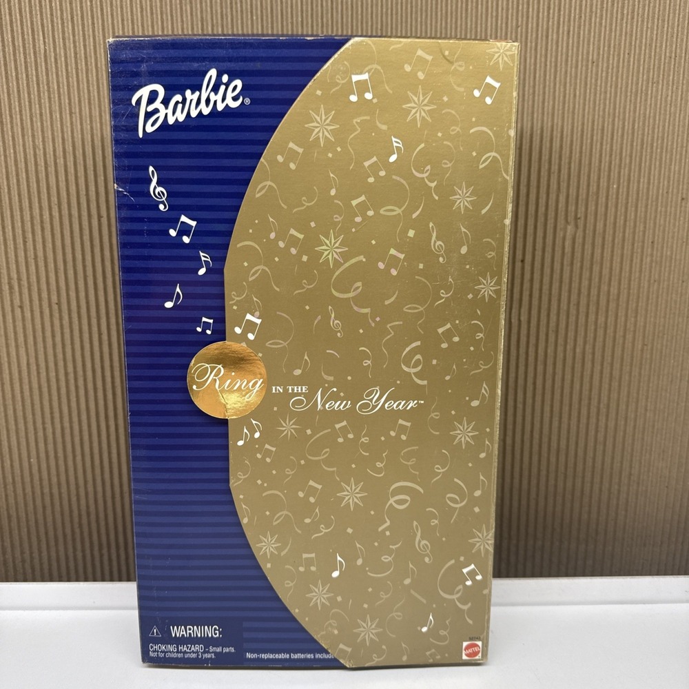 Vintage 2001 Mattel Ring in the New Year Barbie Doll 52742 New in Box